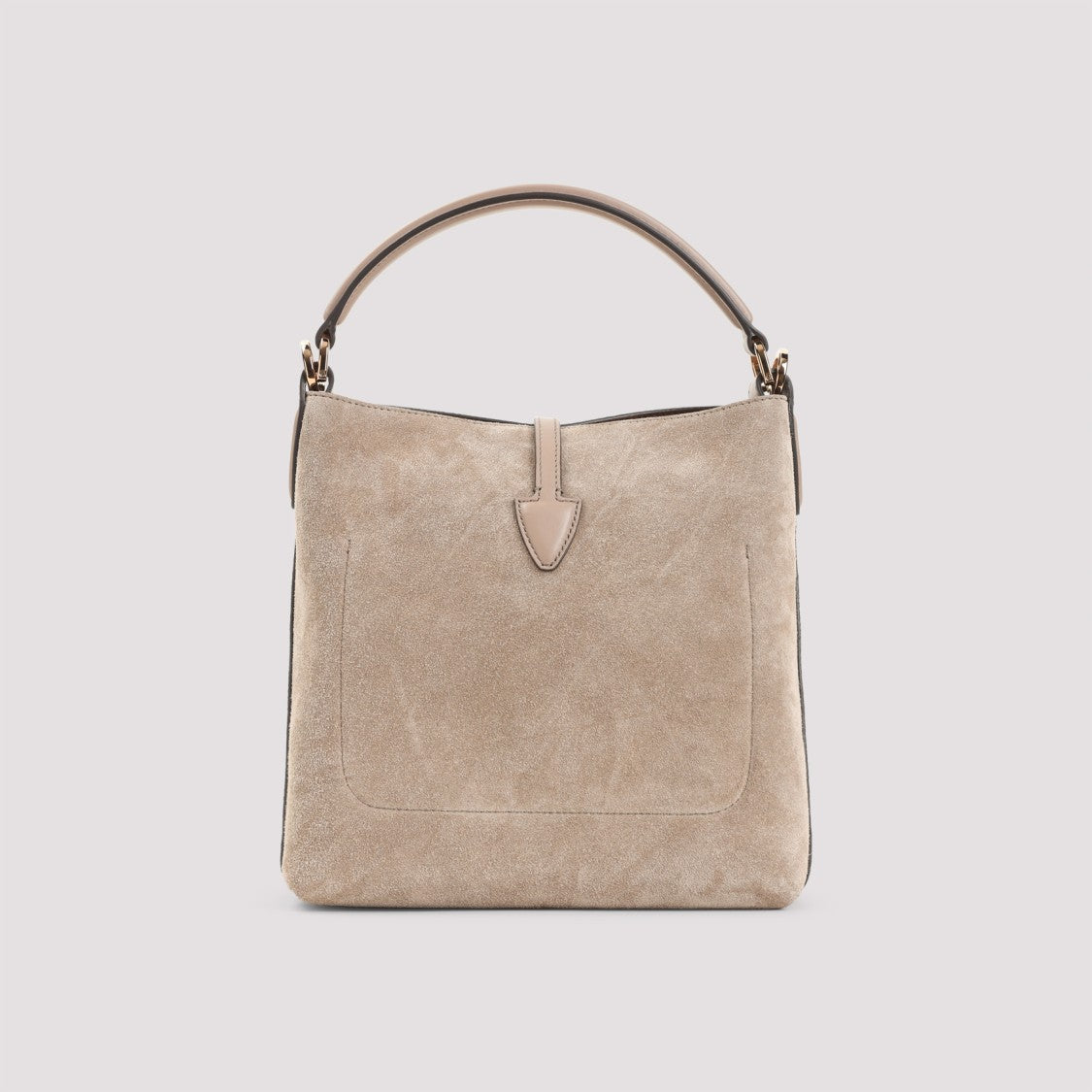 Tod's Structured Suede Shoulder Bag