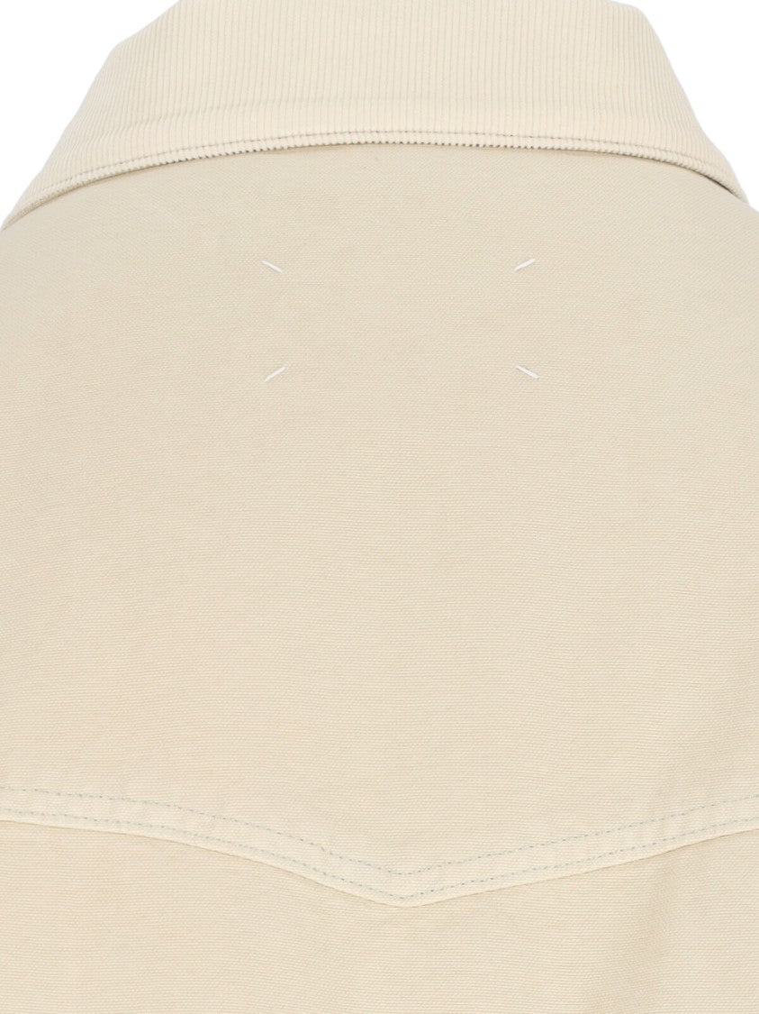 Maison Margiela Four Stitches' Zip Jacket – Off-White