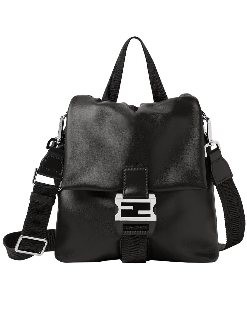 Fendi Baguette Crossbody Vit Malib Smooth Leather Bag