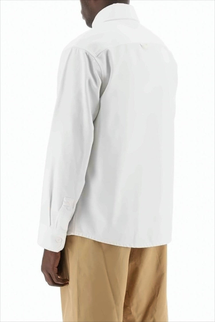 A.P.C. Long-Sleeve White Shirt With Classic Collar