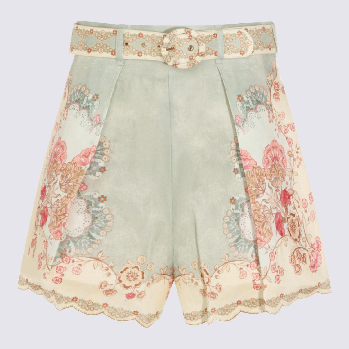 Zimmermann Floral Linen Shorts