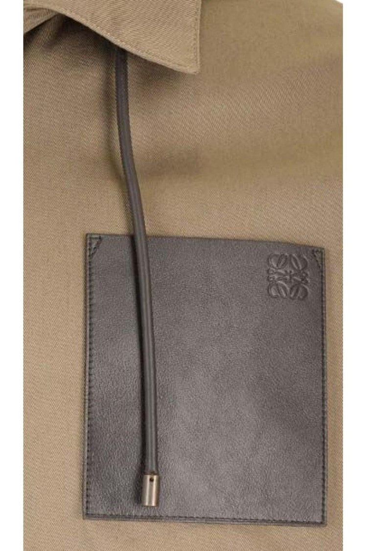 Loewe Cropped Jacket With Front Zipper Closure