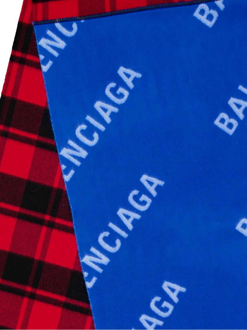 Balenciaga 50/50 Logo Scarf