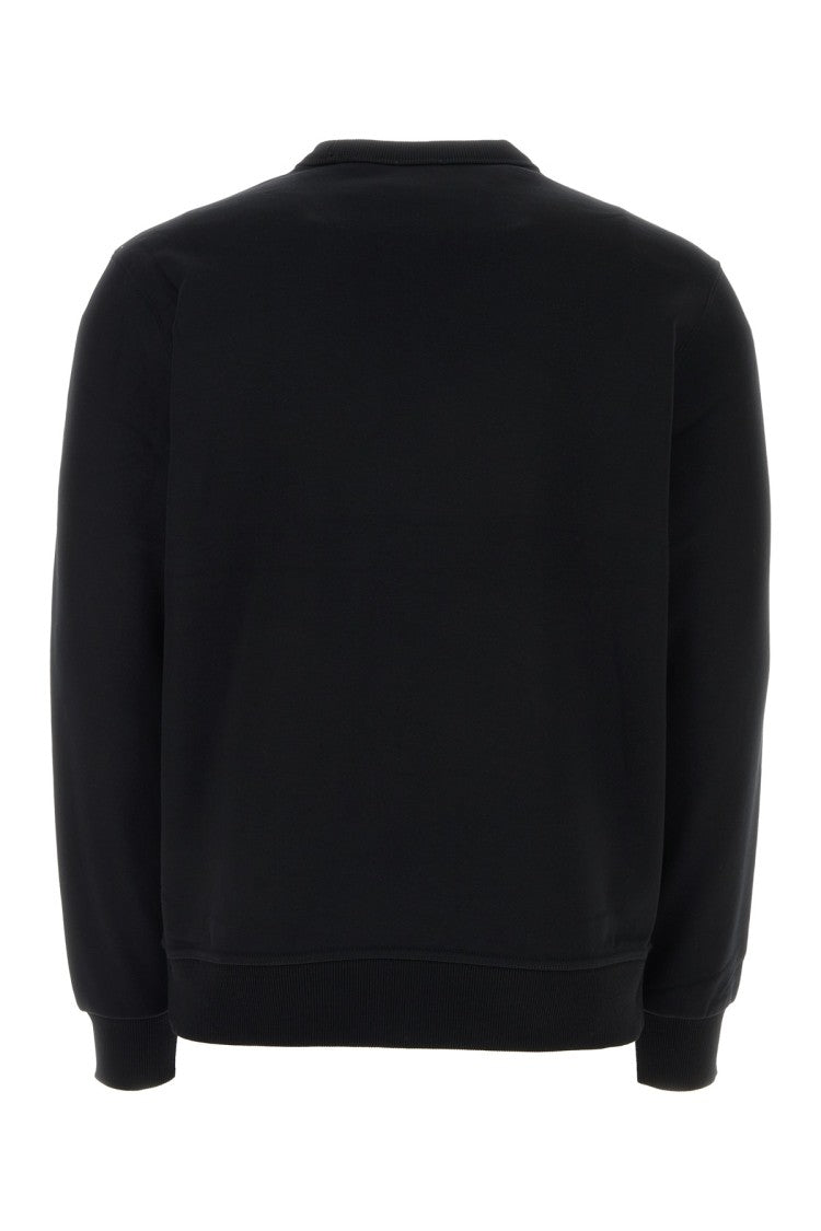 Burberry Black Stretch Cotton Oversize Sweatshirt