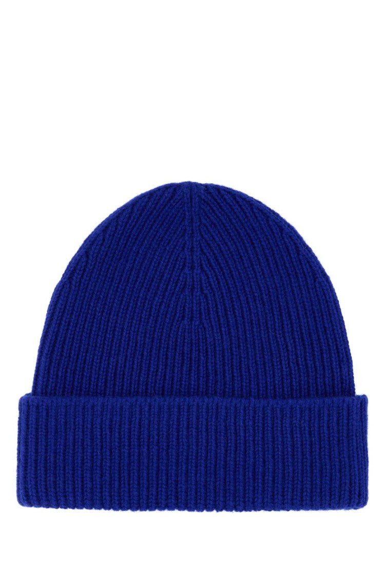 Burberry Electric Blue Cashmere Beanie Hat