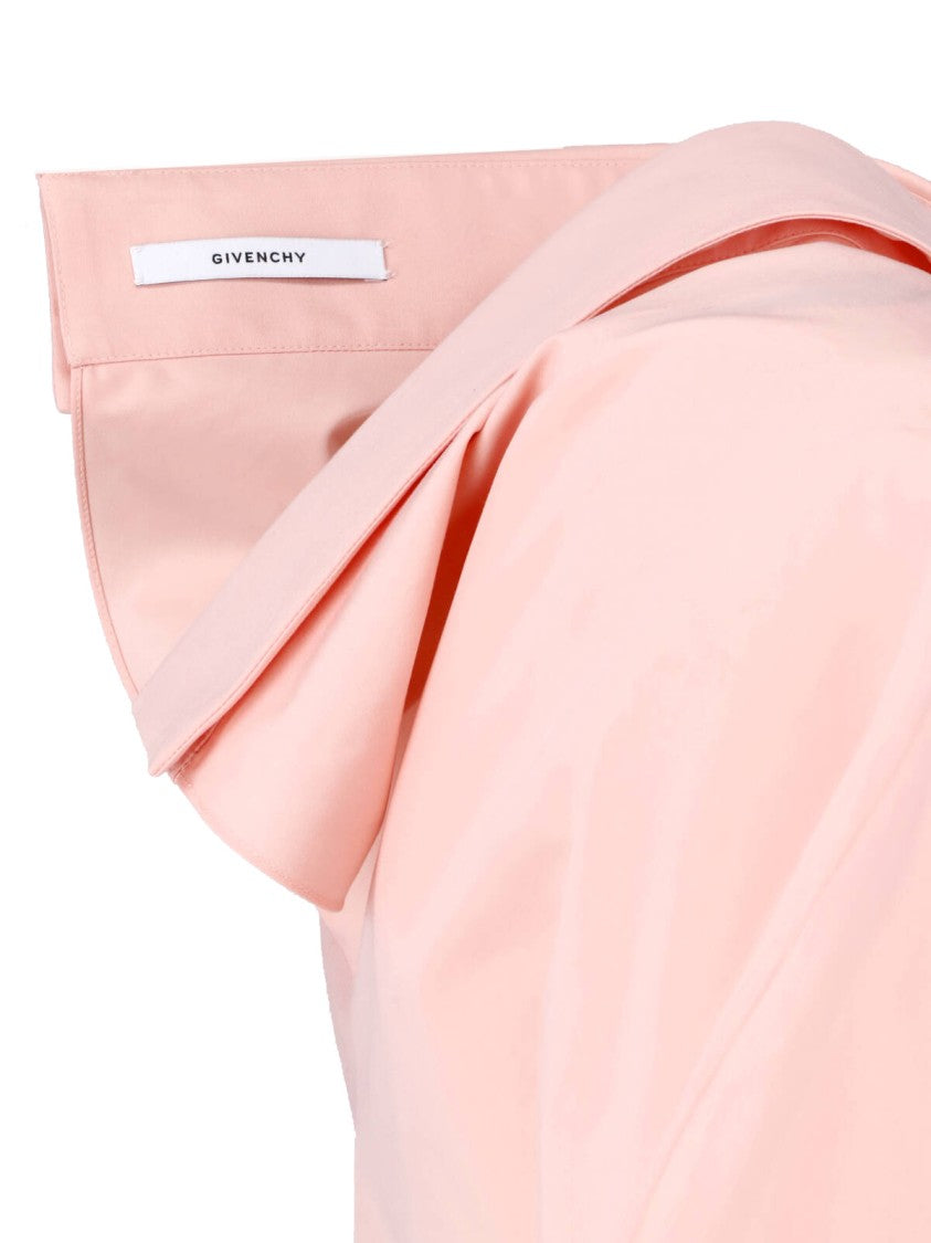 Givenchy Structured Pink Shirt With Puff Sleeves