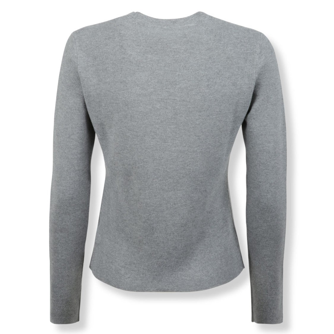 Max Mara Fitted Knit Top With Modest Neckline