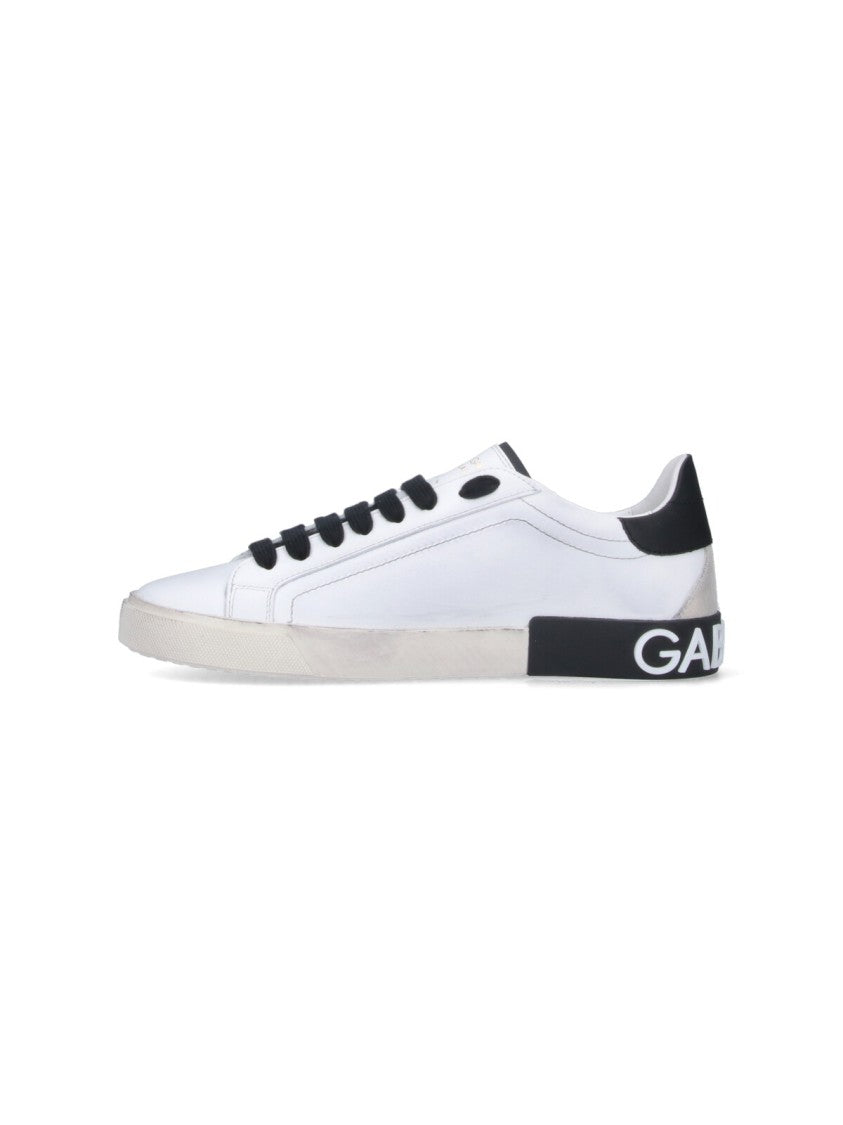 Dolce & Gabbana Portofino Vintage' Sneakers – White