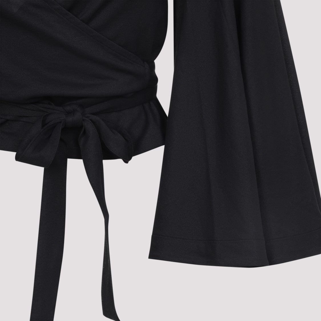Jacquemus Deep V-Neck Wrap Top
