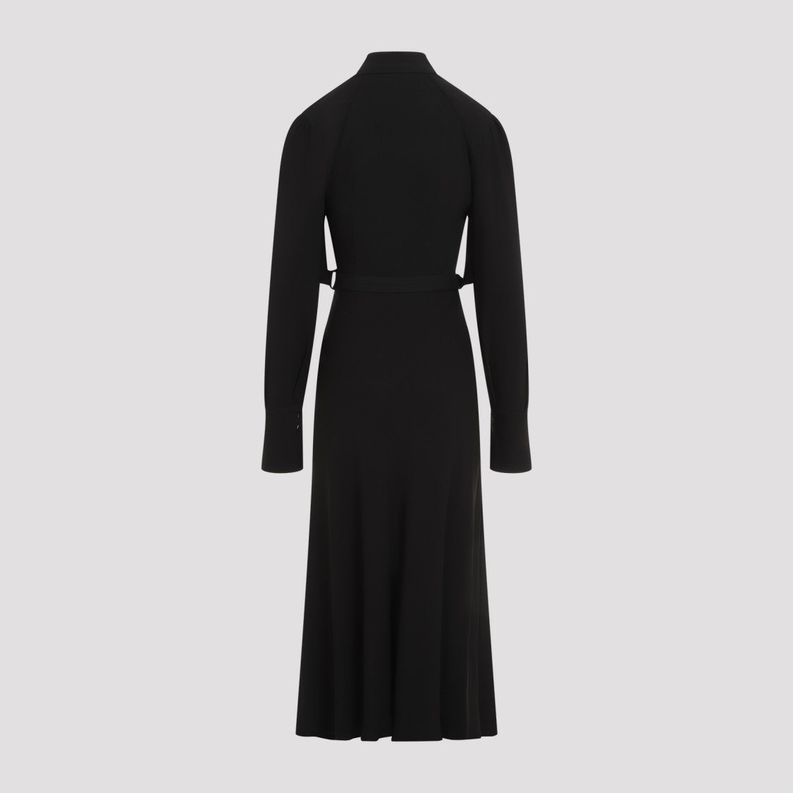Patou Wrap Dress With Belt And Flowing Skirt