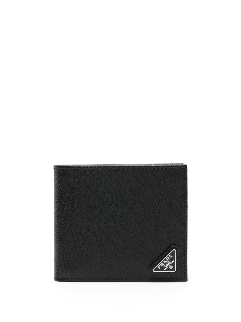 Prada Black Saffiano Leather Bifold Wallet