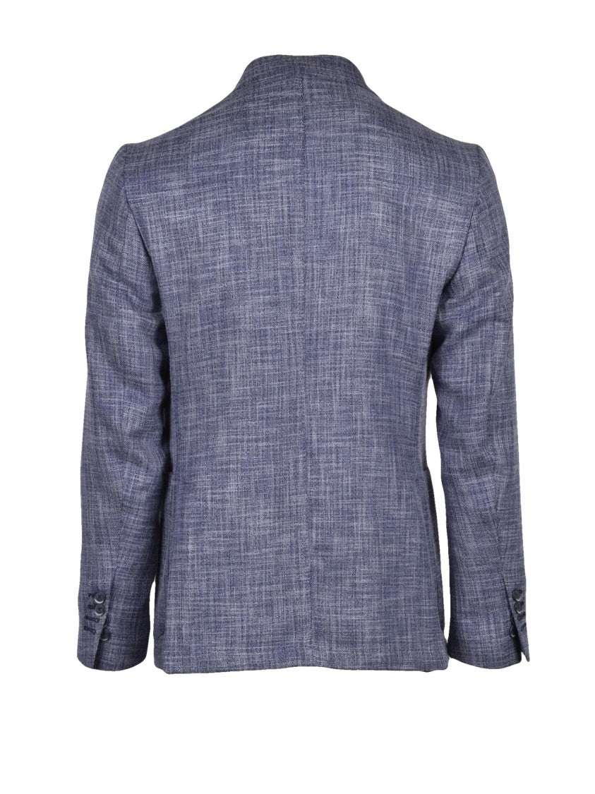 Havana & Co Blue Polyester Viscose Elastane Jacket