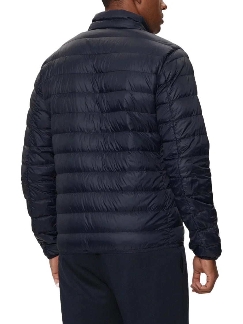 Emporio Armani Packable Down Jacket With Goose Down Padding And Standing Collar