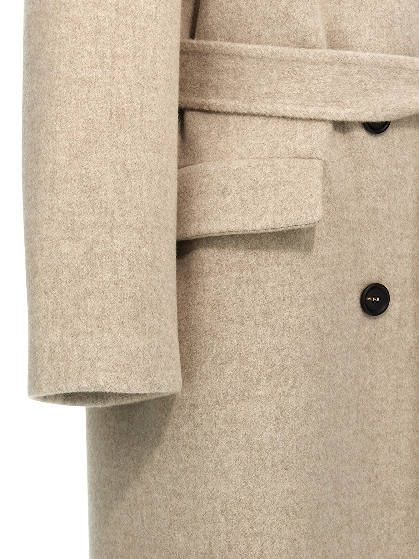 Brunello Cucinelli Double-Breasted Virgin Wool Coat