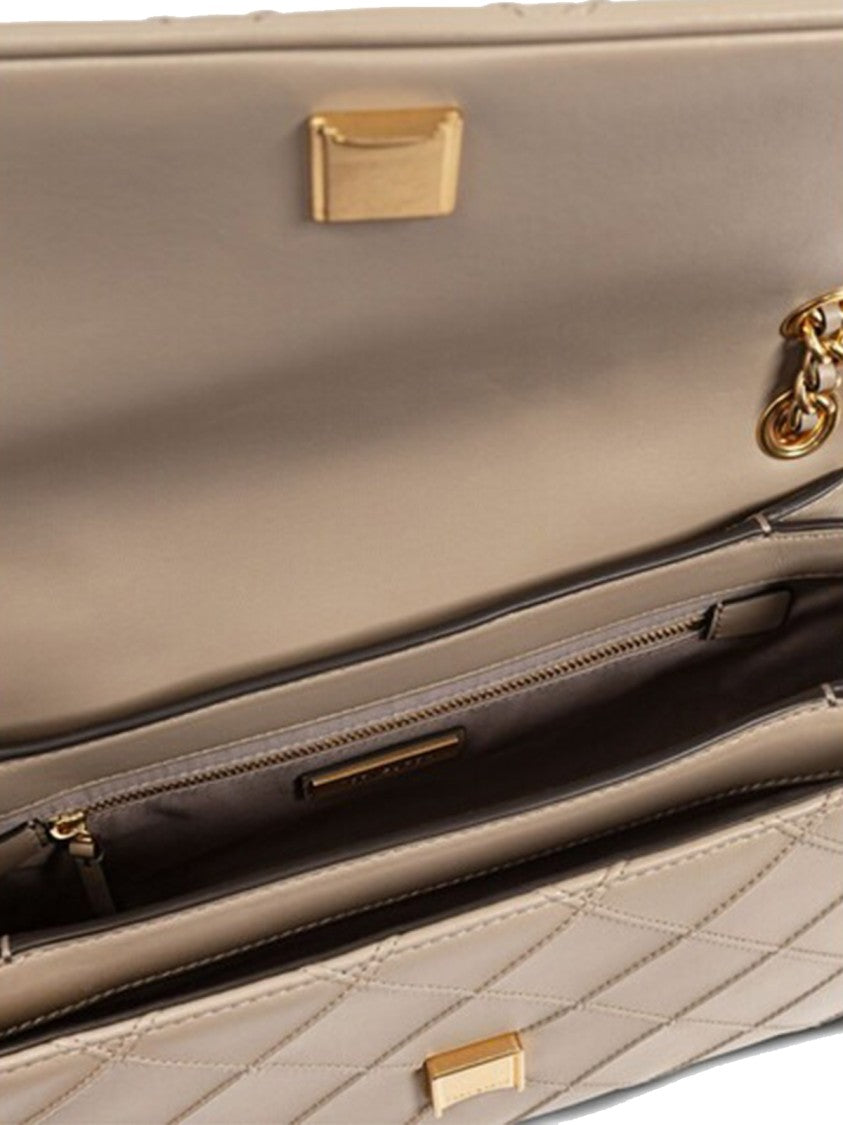 Tory Burch Fresh Clay Leather Convertible Fleming Shoulder Bag