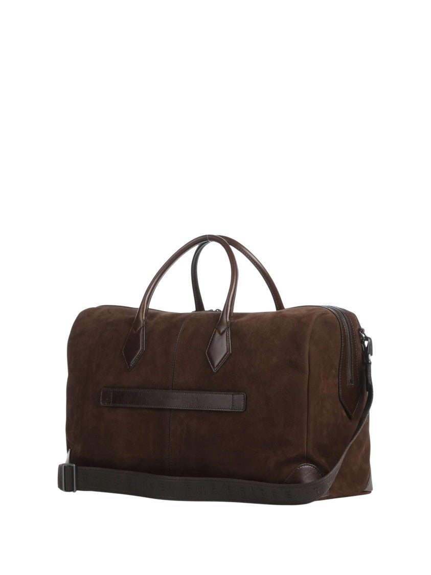 The Bridge Travel Soft Brushed Cow Leather Travel Bag
