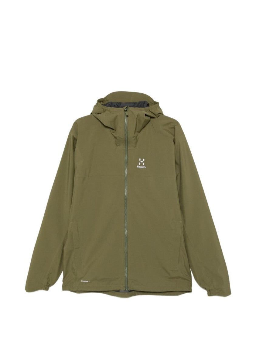 Haglöfs Korp Hooded Olive Green Jacket