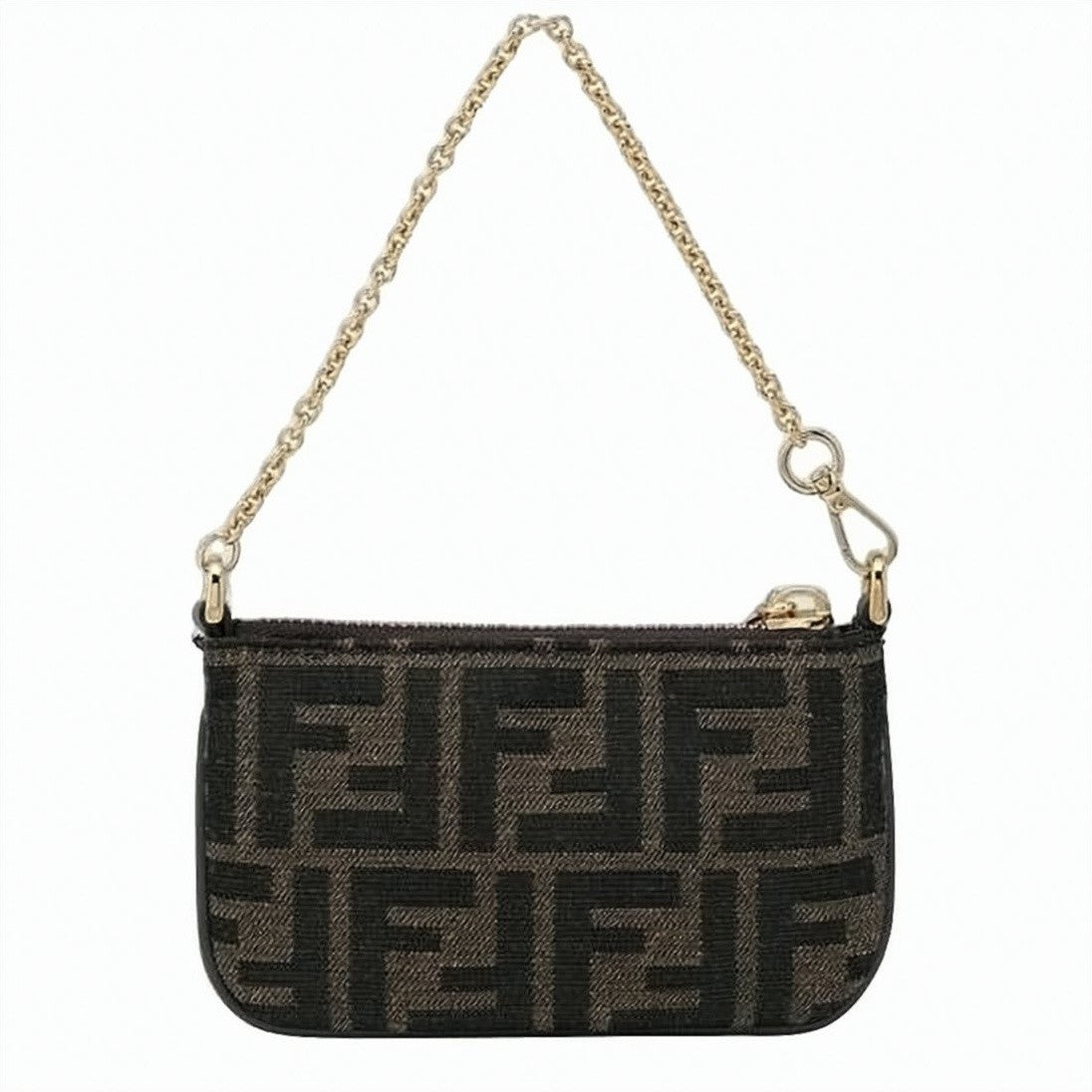 Fendi Compact Geometric Pattern Tote Bag