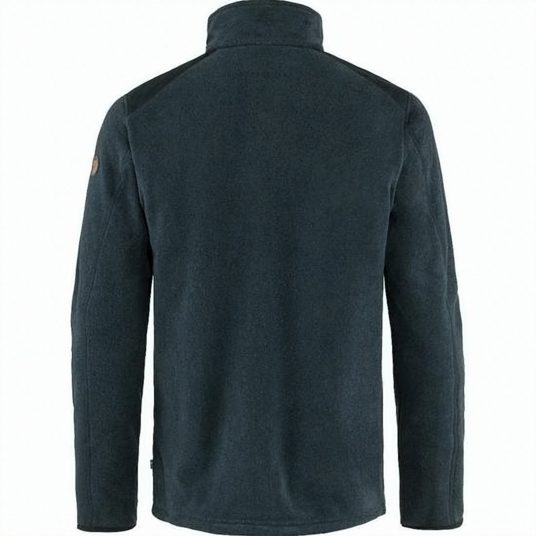 Fjallraven Grey Full-Zip High Collar Textured Jacket