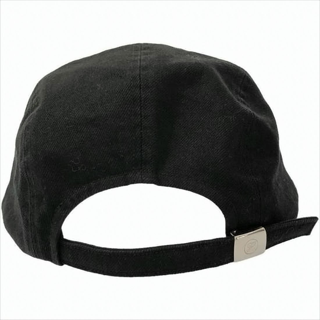 Kijima Takayuki Structured Black Five-Panel Cap With Adjustable Strap