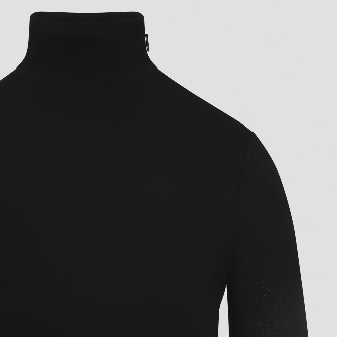 Alaïa Heart-Shaped Cutout Black Viscose Midi Dress