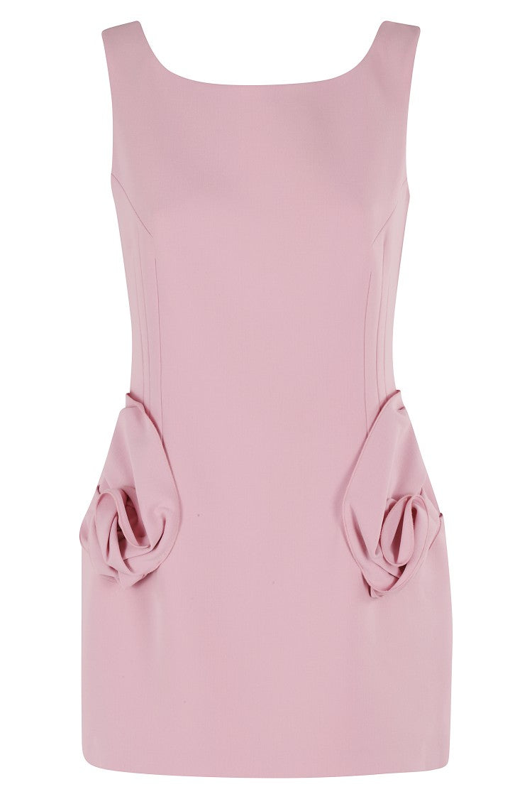 Magda Butrym Pink Rose Hip Mini Dress