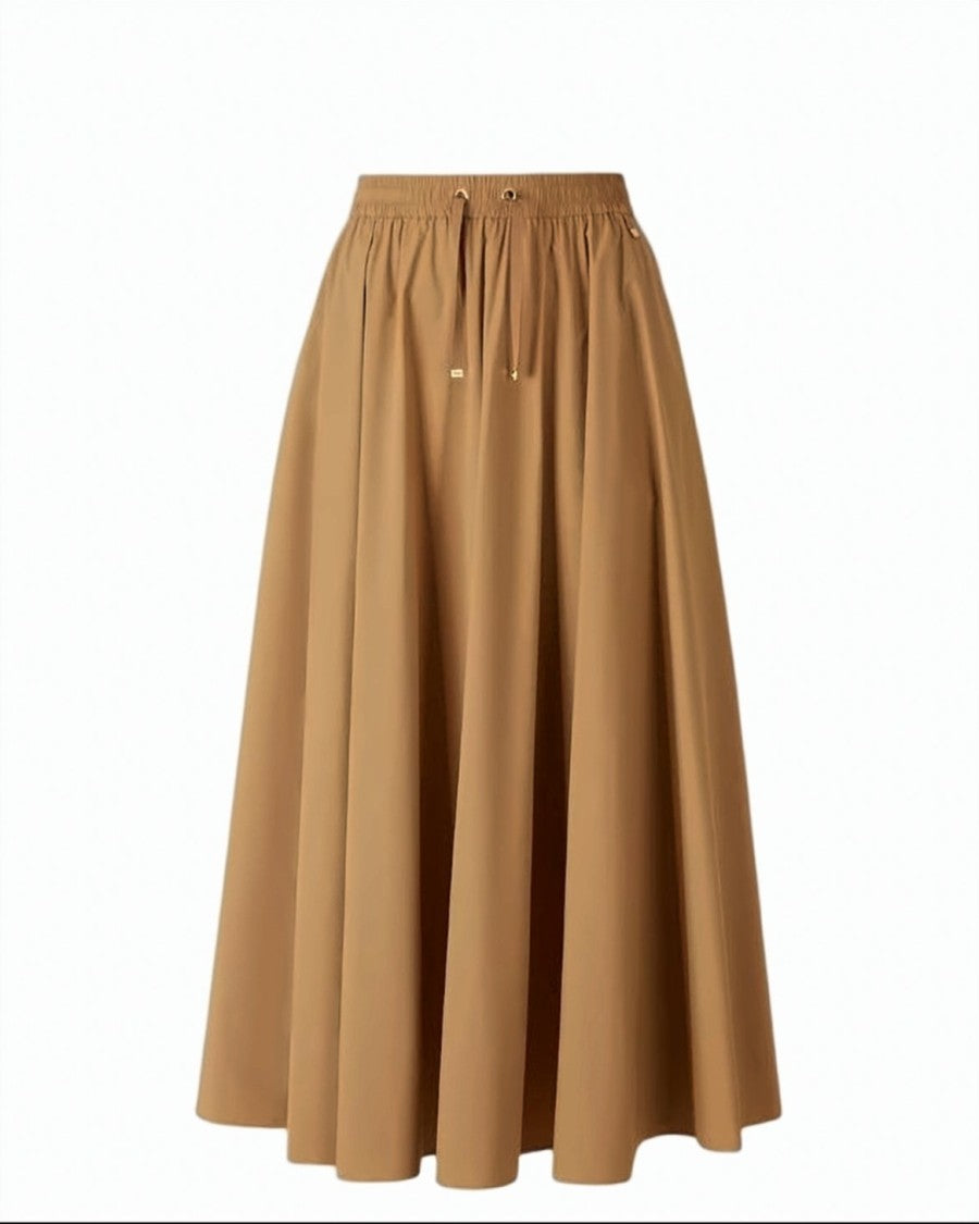 Herno Midi Nylon Drawstring Pocket Skirt
