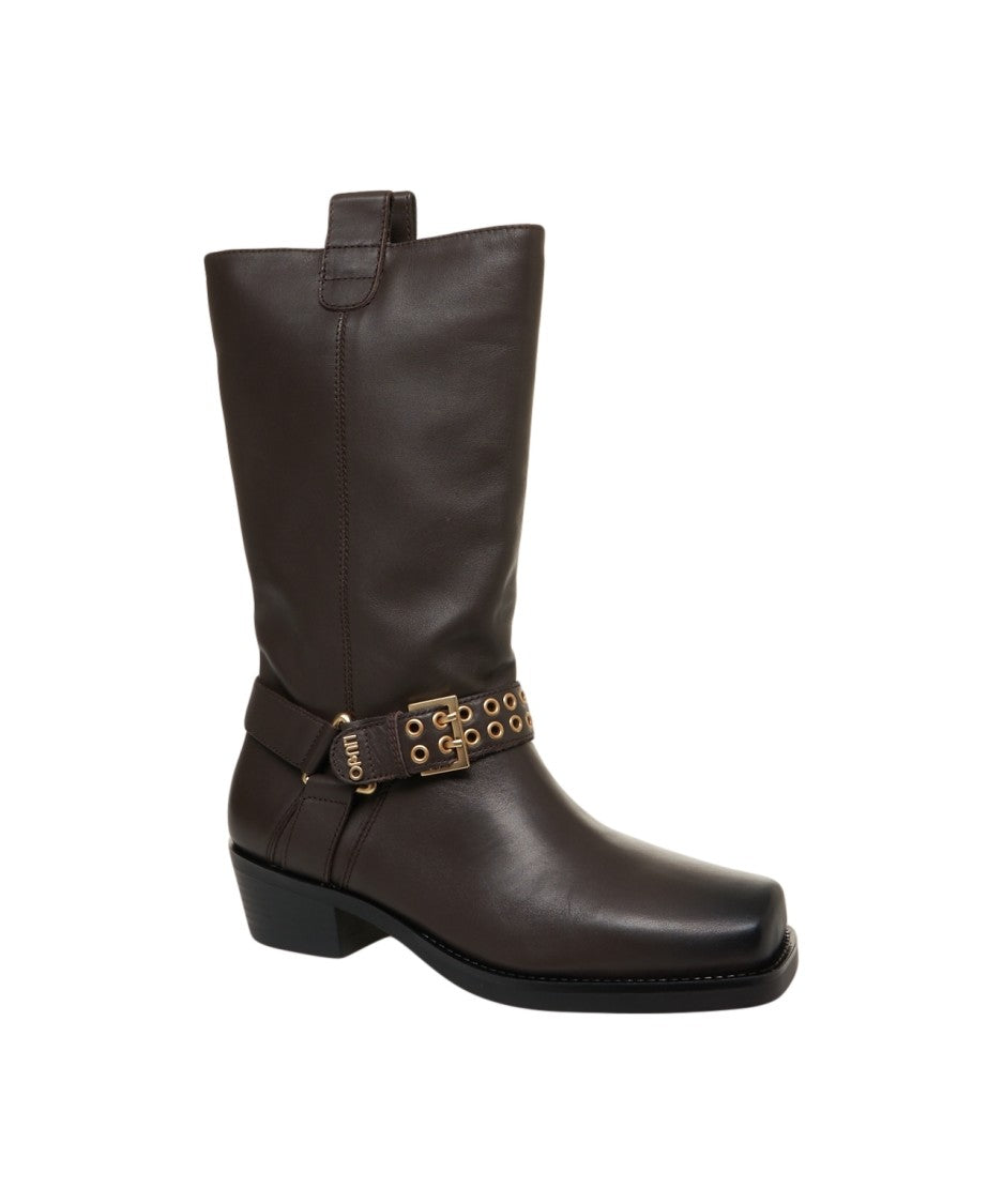 Liu Jo Leather Cowboy Boots