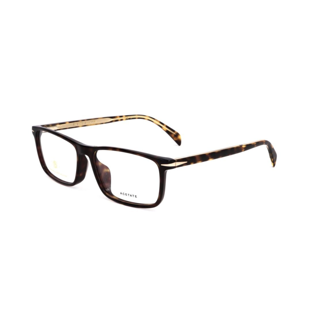 David Beckham Db 1019/F Tortoiseshell Rectangular Eyeglass Frames