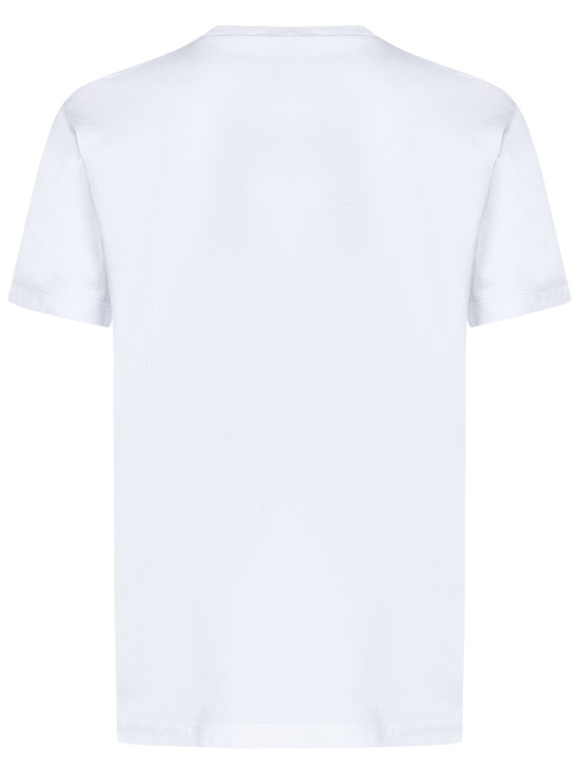 Dsquared2 Relaxed Fit White Cotton Jersey T-Shirt