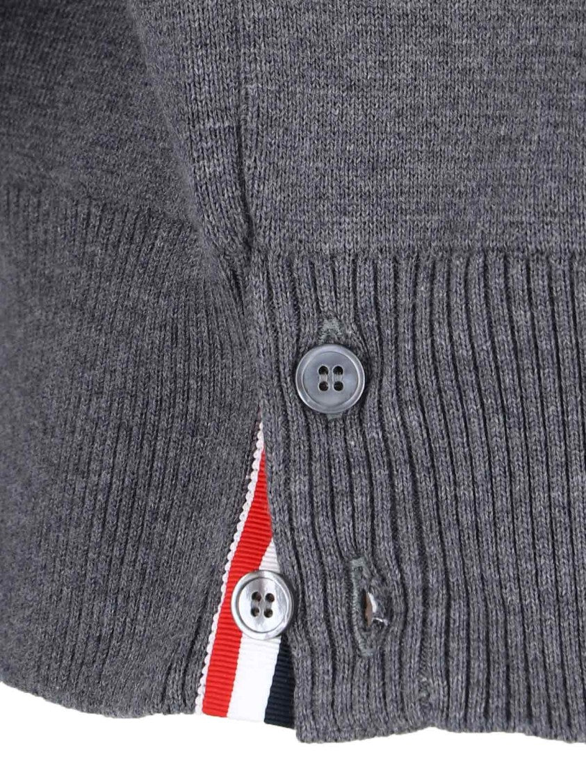 Thom Browne "4-Bar" Sweater – Grey