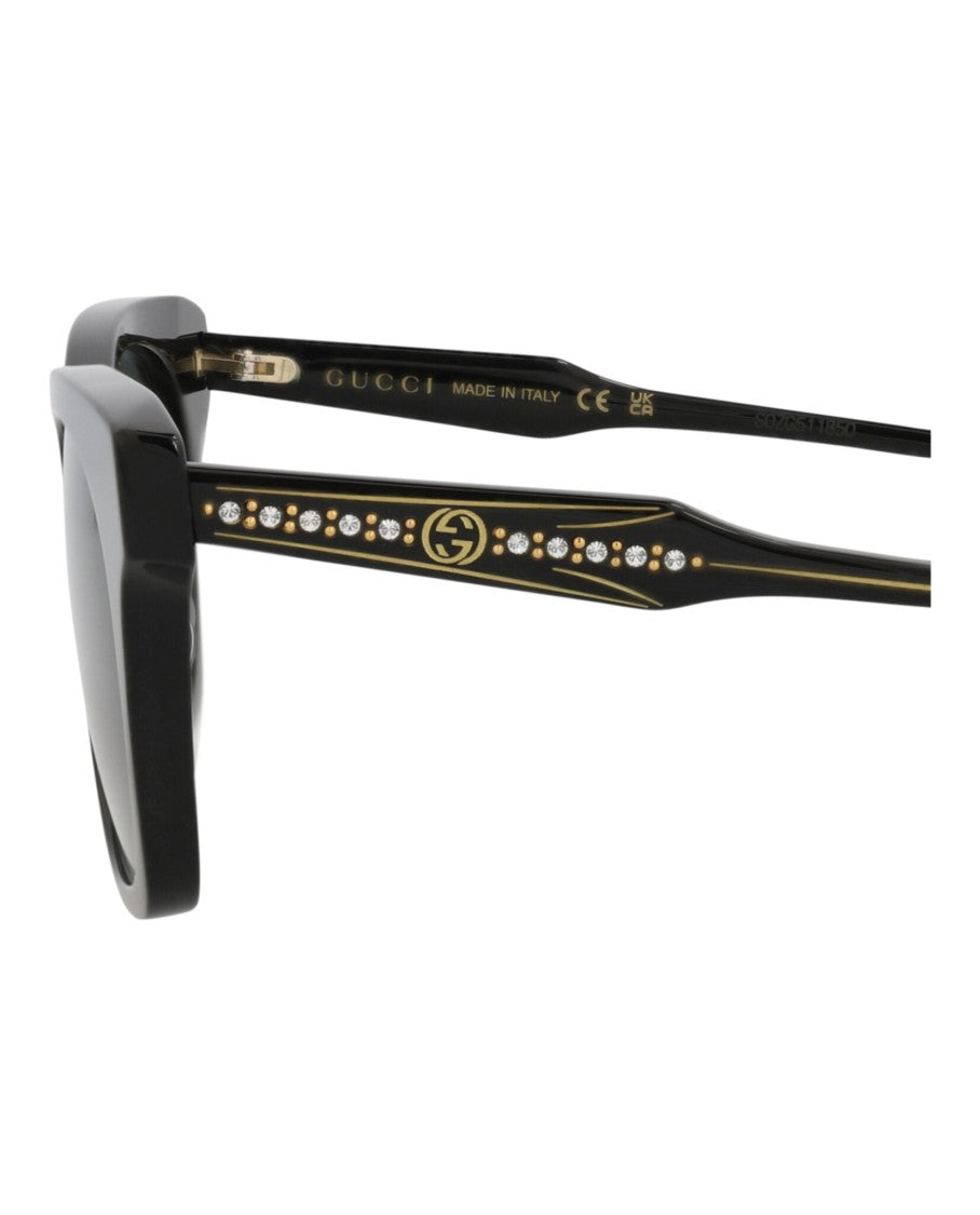Gucci Cat Eye-Frame Recycled Acetate Sunglasses