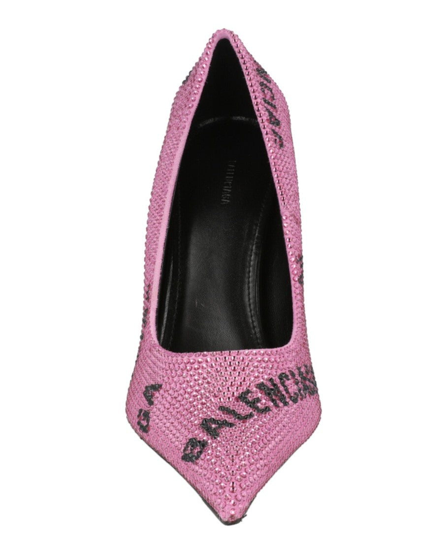 Balenciaga Square Knife Embellished Pumps