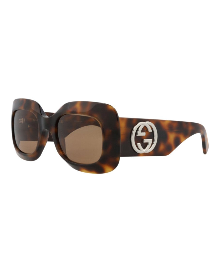 Gucci Square-Frame Recycled Acetate Sunglasses