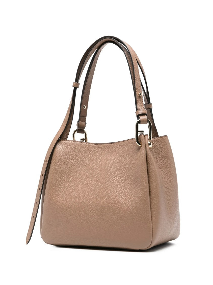 Furla Pebbled Leather Nuvola M Tote Bag