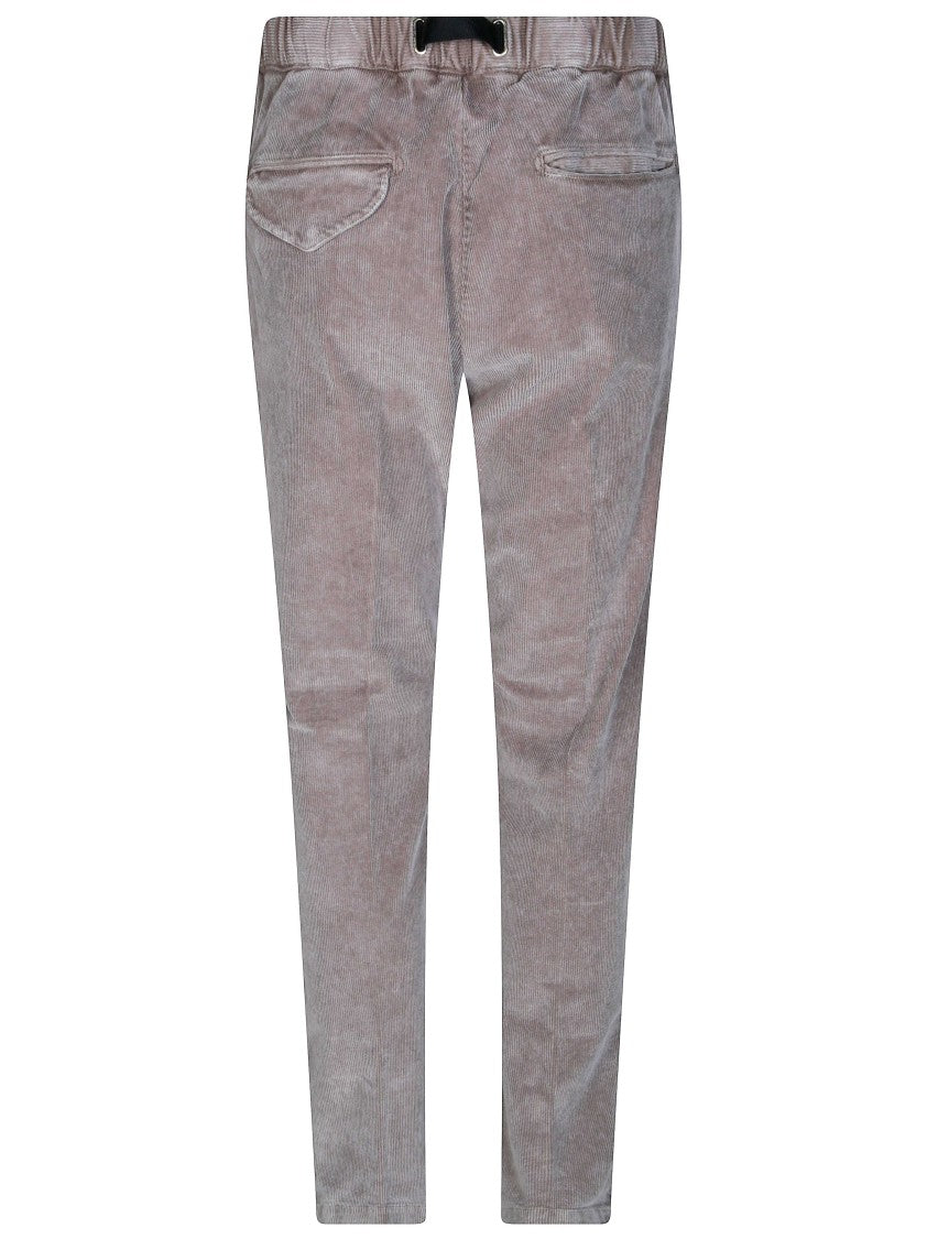 White Sand Tapered Washed Corduroy Pants