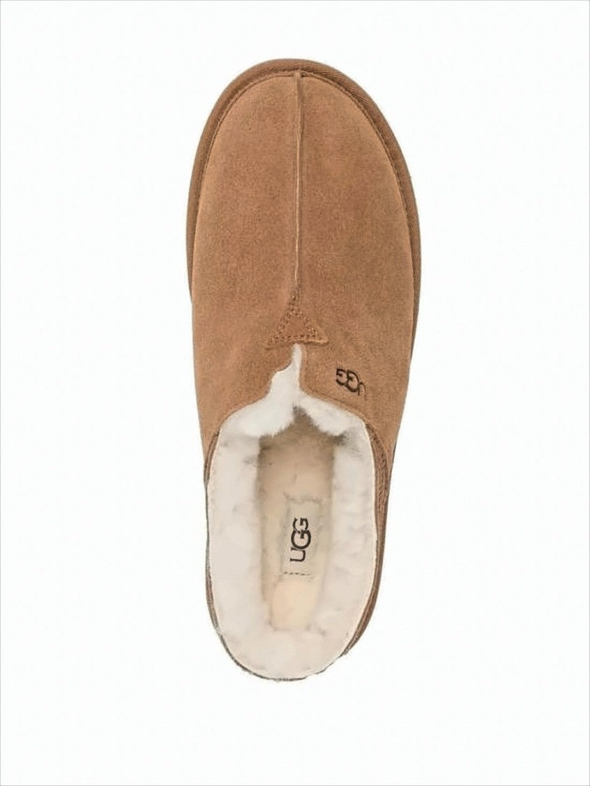 Ugg Slip-On Suede Sneakers With Plush Lambskin Lining