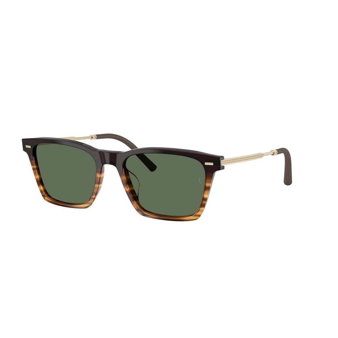 Oliver Peoples 0Ov5624su Rectangular Tortoiseshell Sunglasses With Gold-Toned Temples