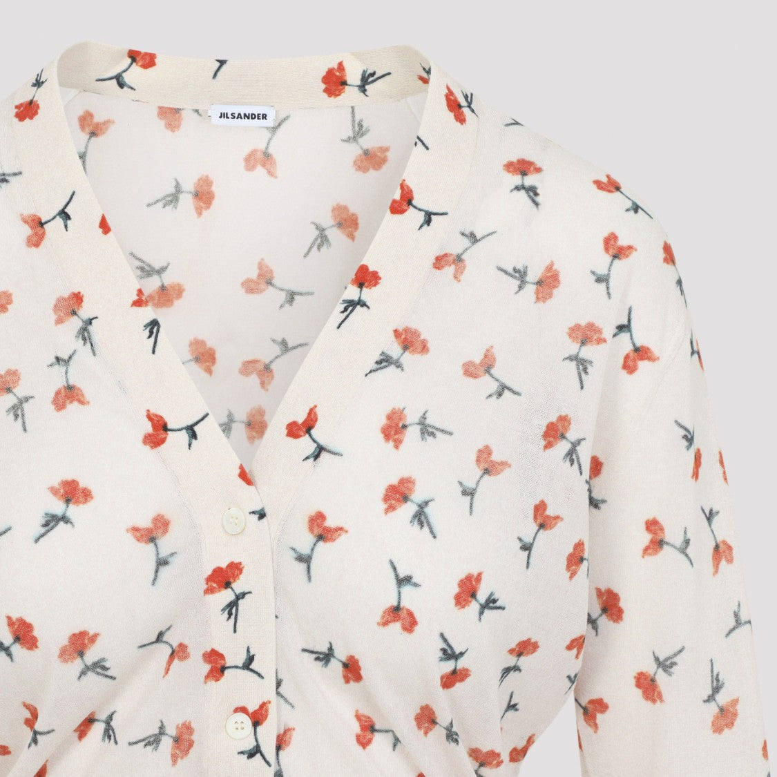 Jil Sander Cotton Blend Knit Sweater