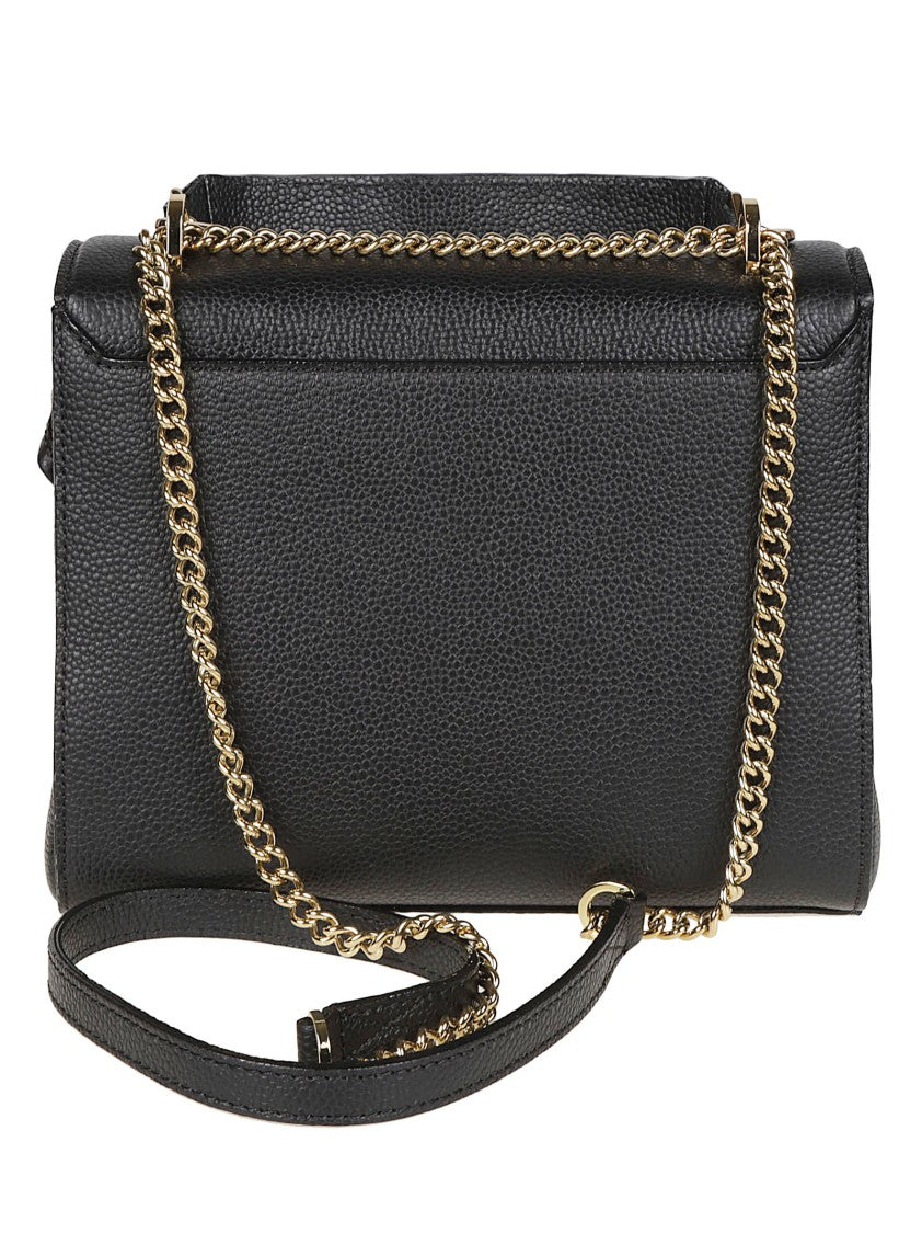 Lancel Ninon Medium Flap Cow Leather Shoulder Bag