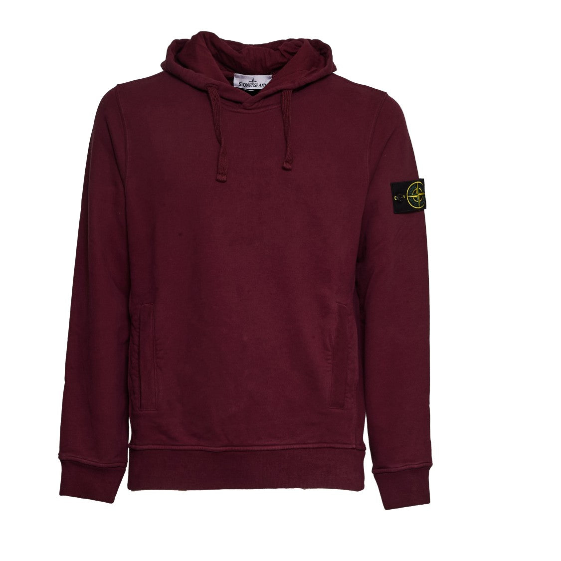 Stone Island Felpa Brushed Organic Cotton Fleece