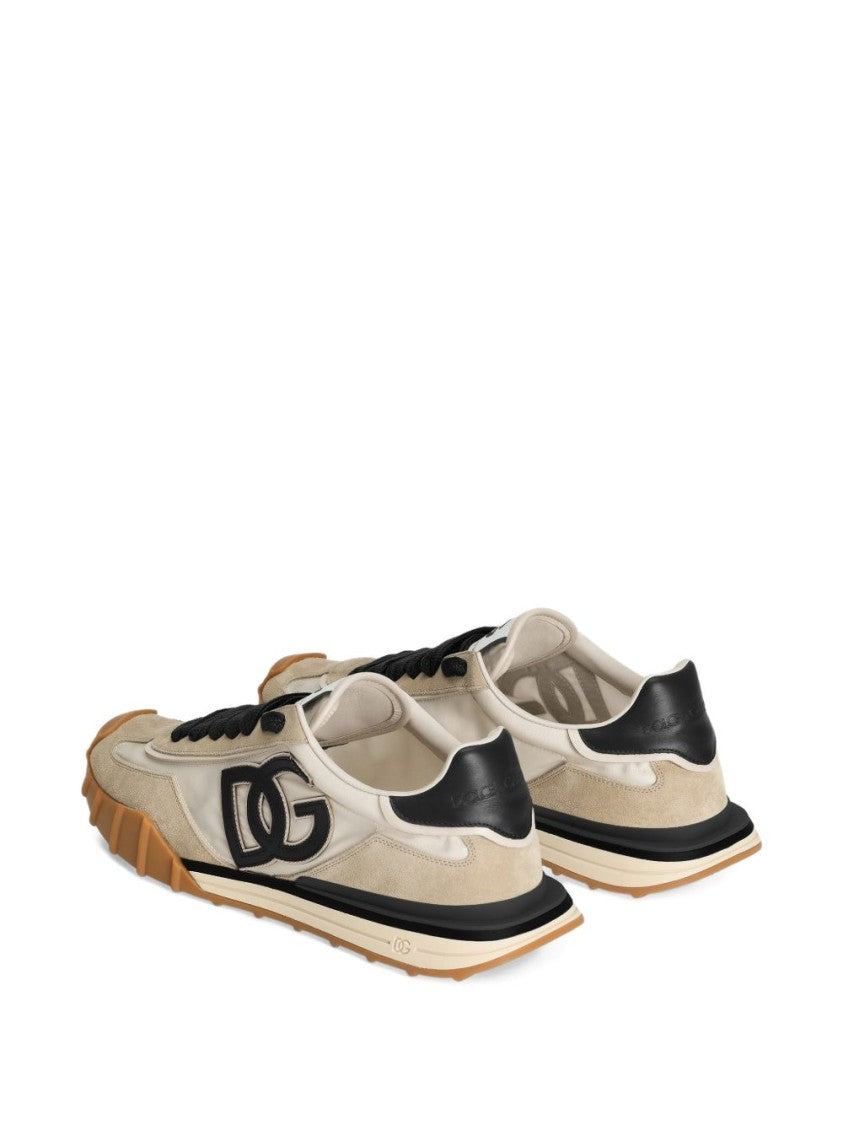 Dolce & Gabbana Beige And Cream Sneakers
