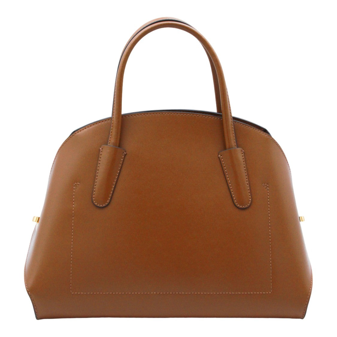 Coccinelle Structured Trapezoidal Handbag With Gold-Tone Accents