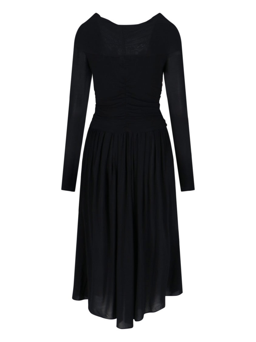 Isabel Marant Draped Maxi Dress – Black