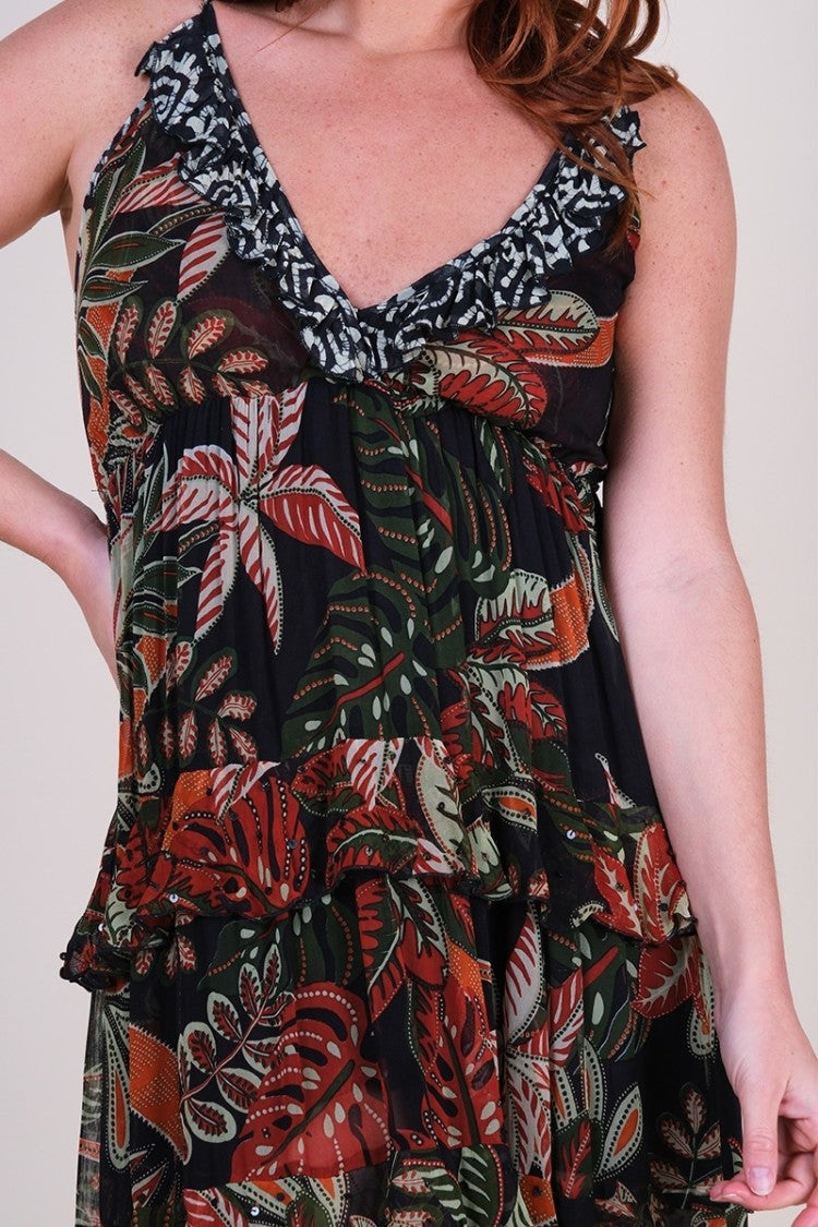 Miss June Floriana Long Dress