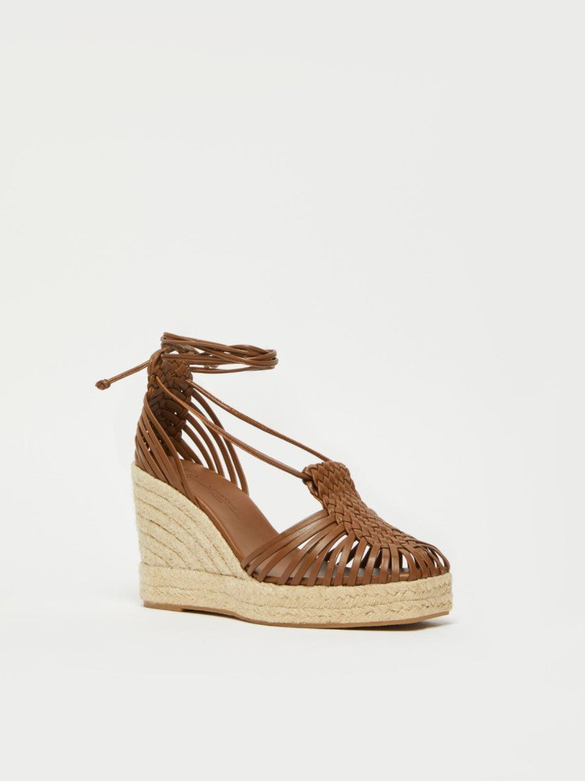 Max Mara Cage Design Wedge Sandals