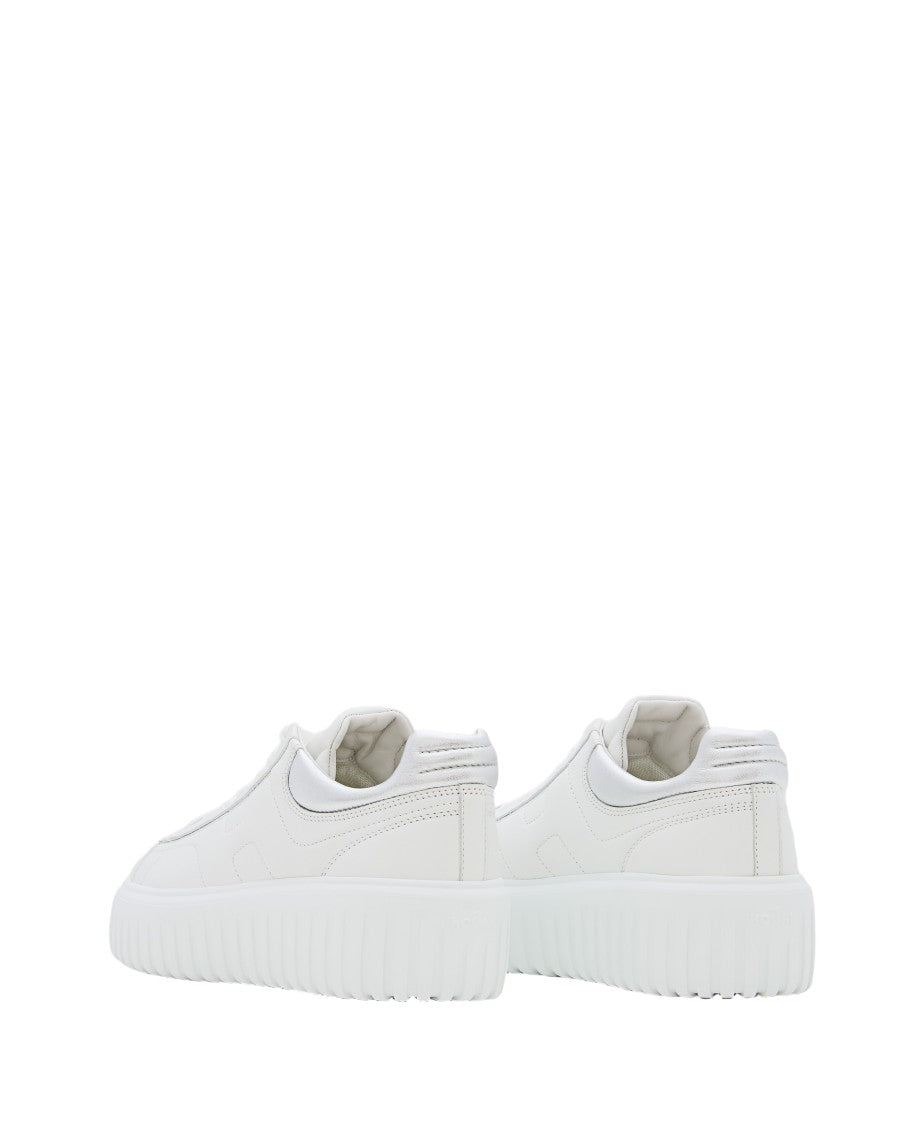 Hogan H-Stripes Lace Up Sneakers