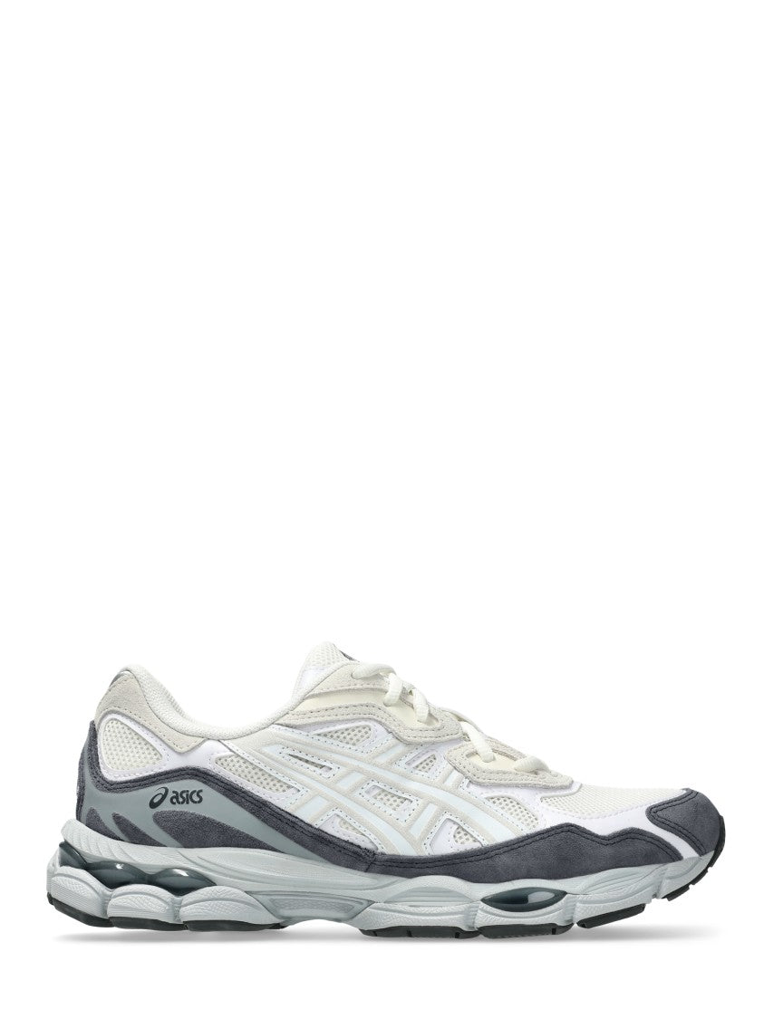 Asics Sleek Leather And Mesh Sneakers With Cushioned Sole