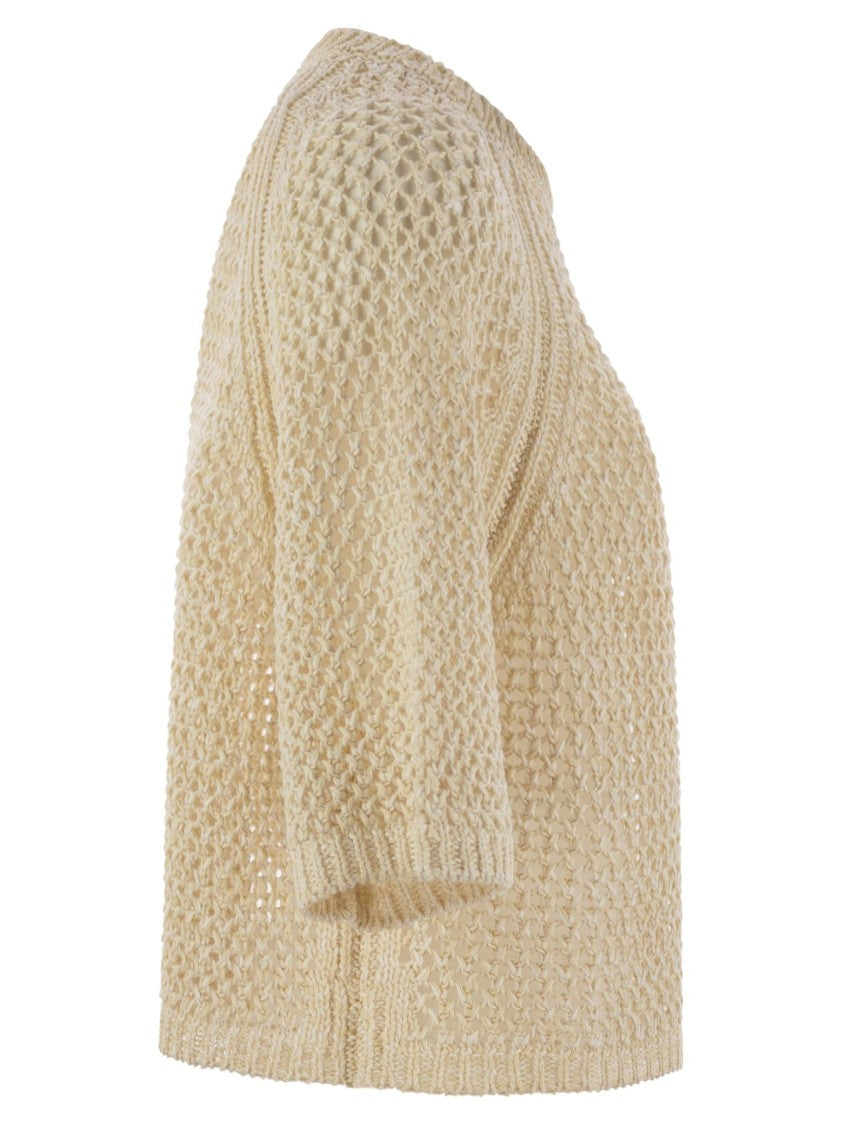 Fabiana Filippi Oversized ¾-Sleeved Cape Sweater