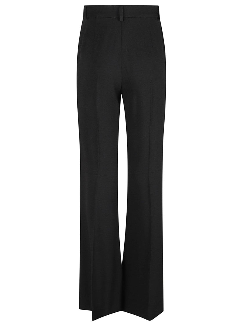 Balenciaga Fluid Viscose Trousers With Tailored Flare